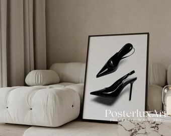 Stockholm Style Gallery Wall Set, Black and White Fashion Poster Bundle, Je T’aime Typography Art, Modern Scandinavian Decor, image 4