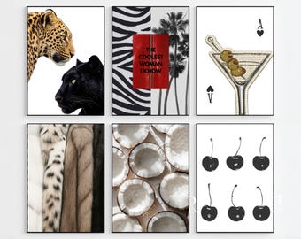 80+ Stockholm Fashion Wall Art Bundle | Modern Prints, Leopard, Fashion, Chic and Stylish Gallery Set, Aesthetic Luxury Wall Art Set, image 6