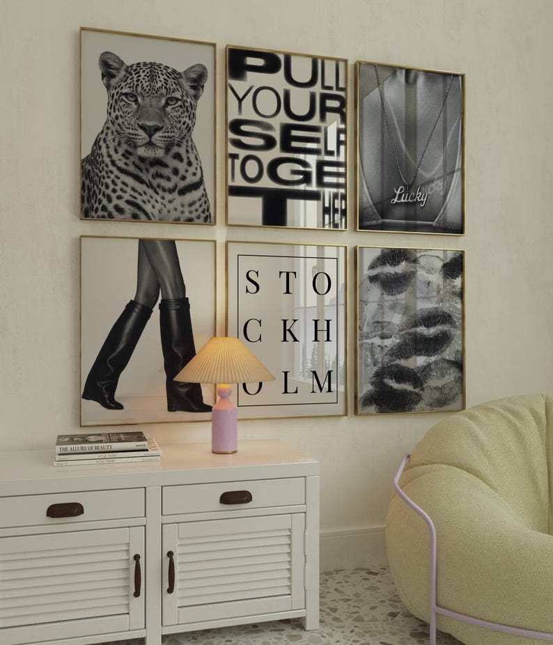 Stockholm Wall Art Set of 6