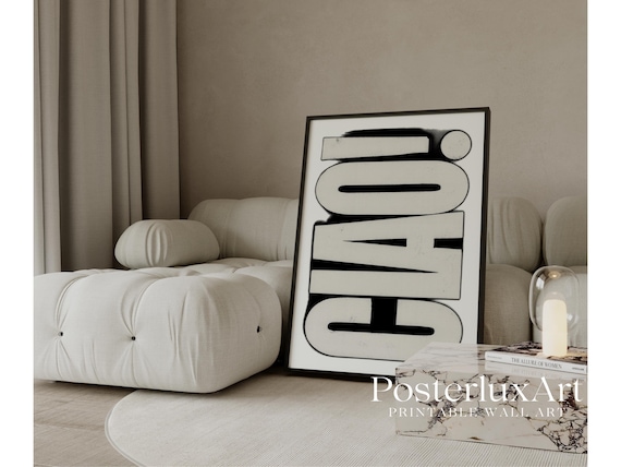 Ciao Typography Print