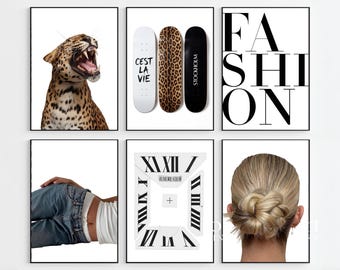 80+ Stockholm Fashion Wall Art Bundle | Modern Prints, Leopard, Fashion, Chic and Stylish Gallery Set, Aesthetic Luxury Wall Art Set, image 3