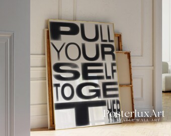 Modern Typography Poster, Black & White Stockholm Minimalist Fashion Print, Motivational Quote Stylish And Cool Aesthetic Art for Home Decor, image 4