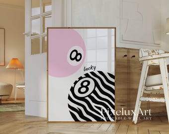 Pink Zebra Apartment Print Set, Preppy Y2k Fashion Print, Leopard Pink Stylish And Cool Girl Aesthetic Art for Teen & Dorm Room, Zebra Print, image 3