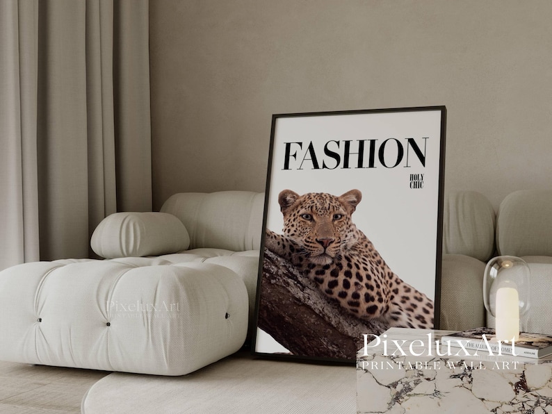 Fashion Leopard Wall Art Print