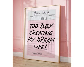 Pink Girly Aesthetic Poster Set, Preppy Collage Apartment Print, Preppy Y2k Stylish And Cool Girl Aesthetic Print for Dorm Room Gallery Set, image 7