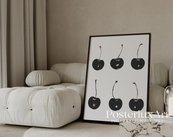 Stockholm Style Gallery Wall Set, Black and White Fashion Poster Bundle, Je T’aime Typography Art, Modern Scandinavian Decor, image 5