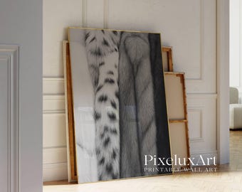 Black and White Luxury Fashion Wall Art, Stockholm Style Modern Aesthetic Chic Apartment Decor, Stylish Y2K Wall Art, Dressing Room Decor, image 4