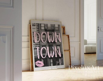 Pink Girly Aesthetic Poster Set, Preppy Collage Apartment Print, Preppy Y2k Stylish And Cool Girl Aesthetic Print for Dorm Room Gallery Set, image 6
