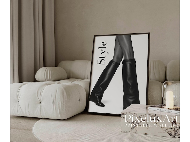 Style Black & White Fashion Poster