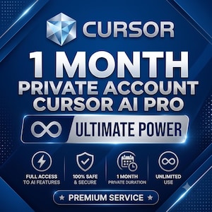 Cursor AI Pro — 1-Month Subscription - Full Access