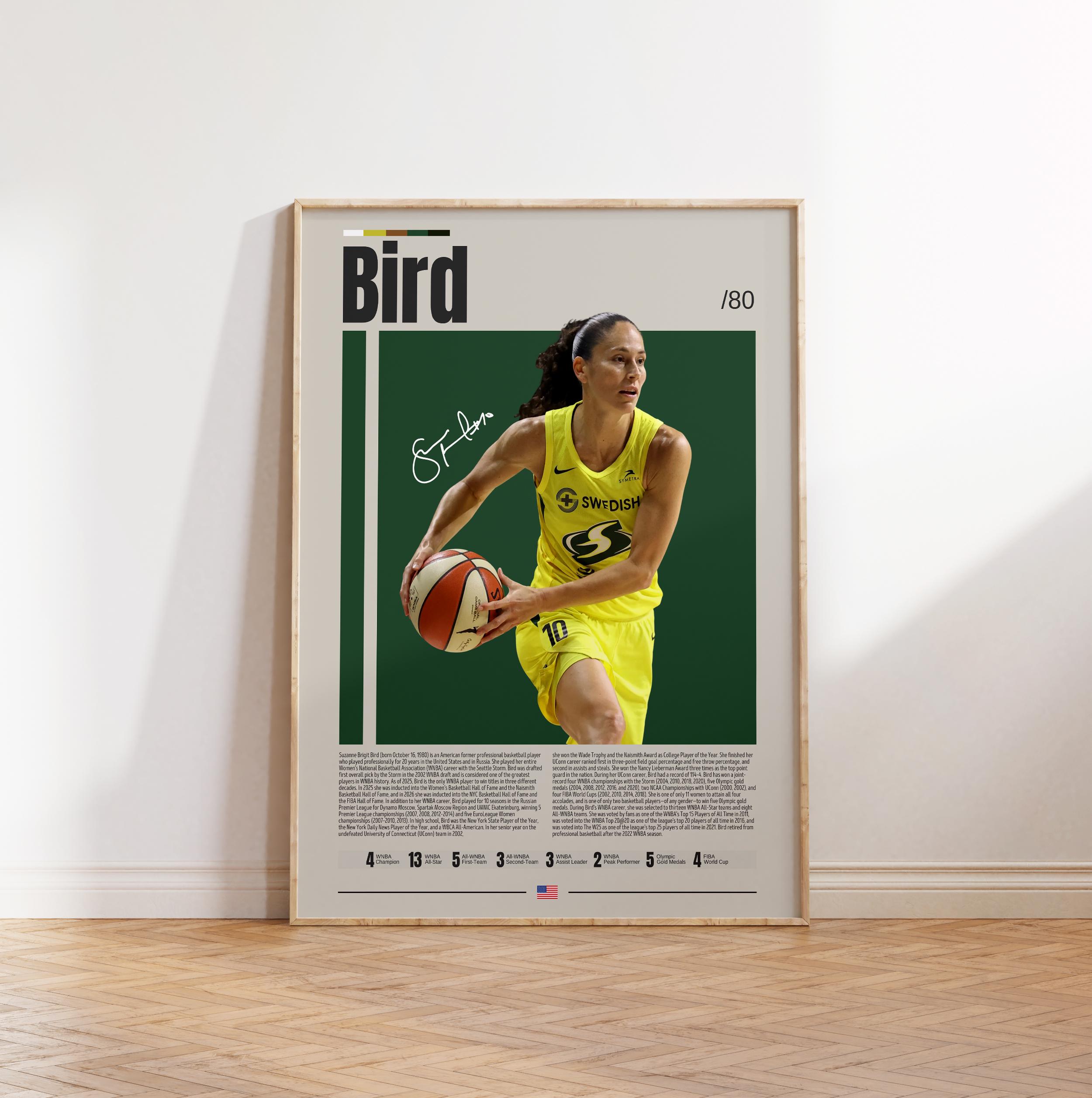 Sue Bird Poster - Etsy