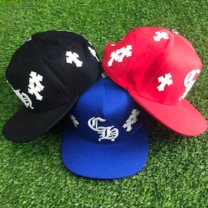 Chrome Hearts CH Cemetery Cross Patch Snapback-Kappe – Luxus-Streetwear-Cap