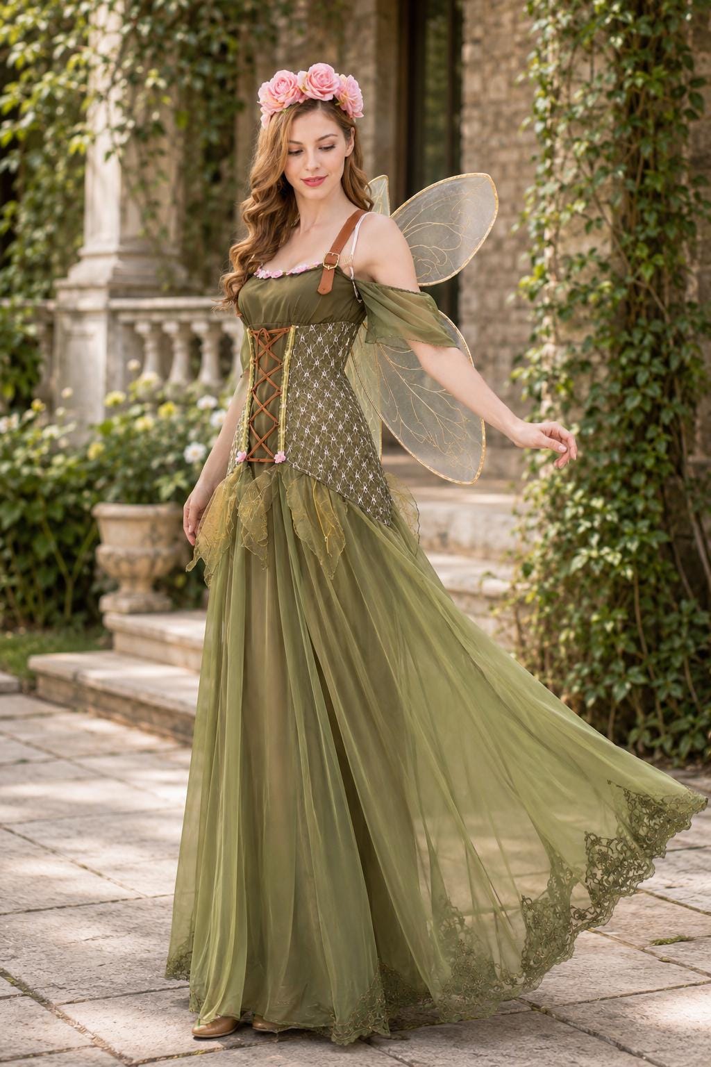 plus size green fairy dress plus size dark fairy costume