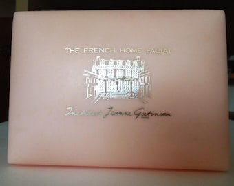 RARE Find Institut Jeanne Gatineau Powder Pink Box The French Home Facial 1930s