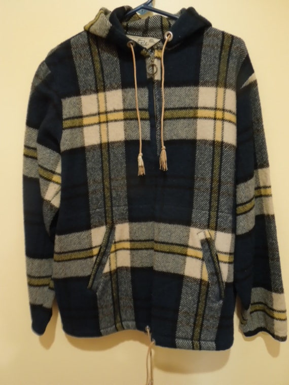Rare 1970s Woolrich Pullover Shirt Jacket Vintage