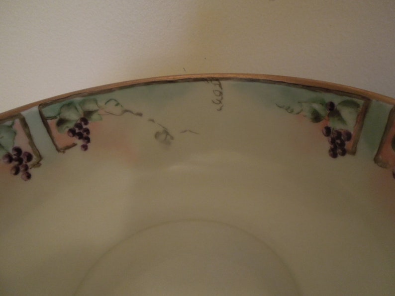 Antique PorcelainBowl MZ Zdekauer Made in Austria