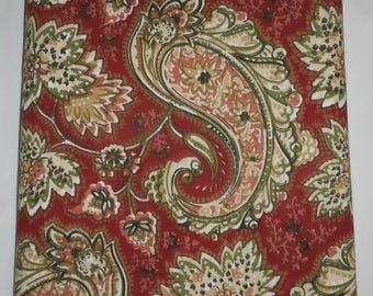 Thomas Kinkade Bloomcraft Licensed Screen Print Fabric Paisley Discontinued Pattern 2002