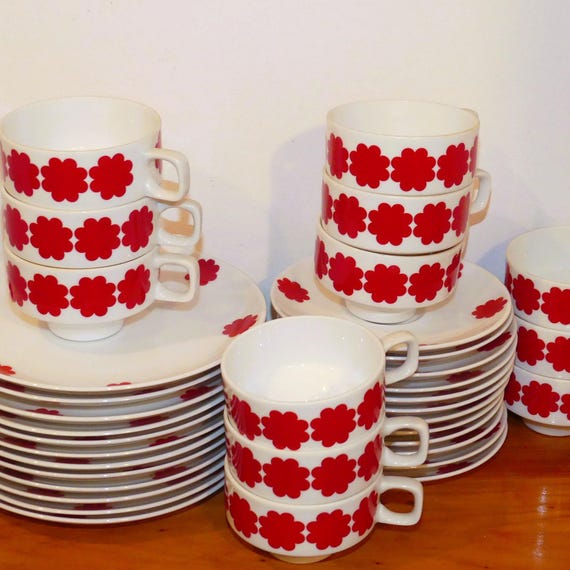 bunte teller Dessertteller Porzellan Bunt Frühstücksteller - Flache Salatteller Kuchenteller - Keramik 6 Stück Teller Set für Dessert | Salat | Frühstück - Mikrowellen und Spülmaschinenfest Breite:29 cm