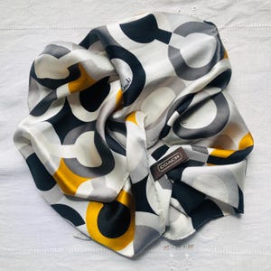 Vintage Coach Scarf - Etsy