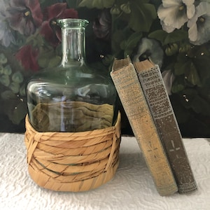 Vintage Straw Wrapped Demijohn