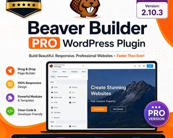 Beaver Builder Pro WordPress Plugin | Drag and Drop Page Builder for Responsive Websites