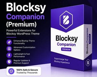 Blocksy Companion WordPress Plugin | Lifetime Access (Digital Download)