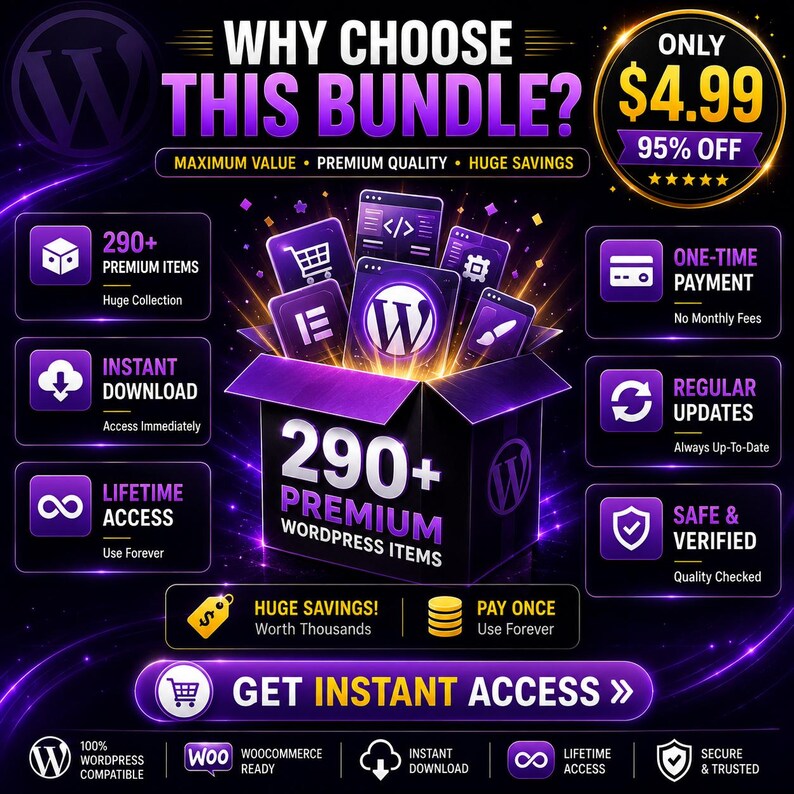 Über 290 CodeCanyon WordPress-Plugins & -Themes im Mega-Bundle | Lebenslanger Zugriff | Digitaler Download Bild 2