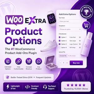 WooCommerce Product Add-Ons Plugin | Extra Options for WordPress & Elementor Stores