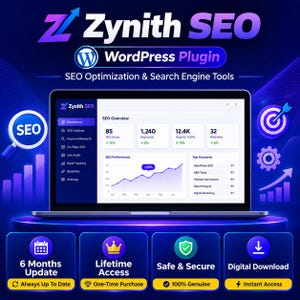 Zynith SEO Plugin for WordPress | SEO Optimization & Search Engine Tools | Lifetime Access | Digital Download