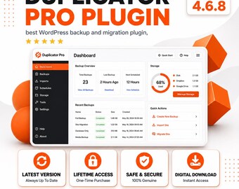 Duplicator Pro WordPress Backup & Migration Plugin | Clone Transfer Restore Websites
