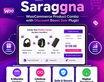 Saraggna | WooCommerce Product Combo Plugin | Product Bundles & Discounts | Boost Sales