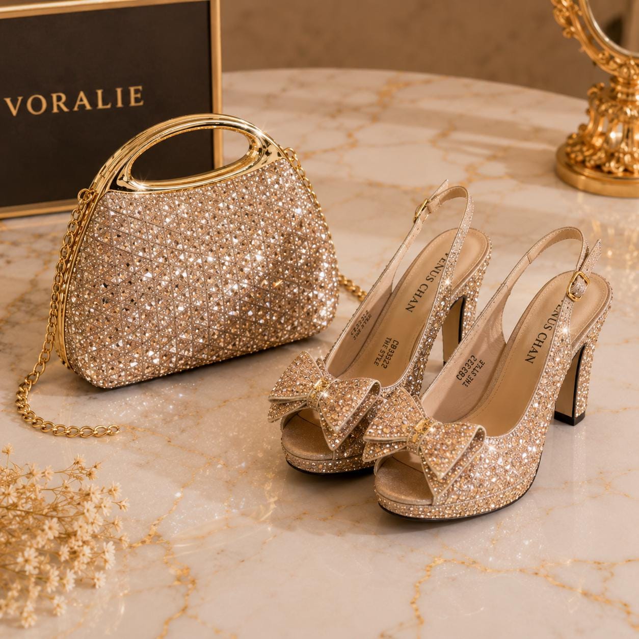 cerimonia scarpe da borsetta