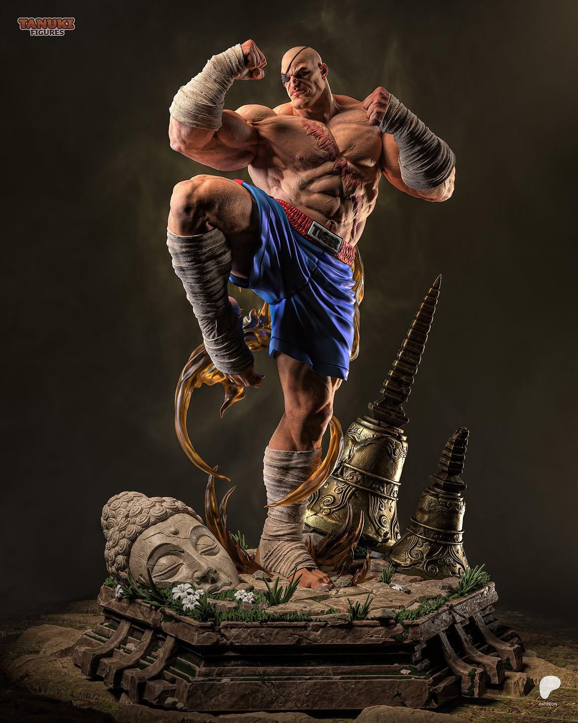 Muay Thai Statue - Etsy