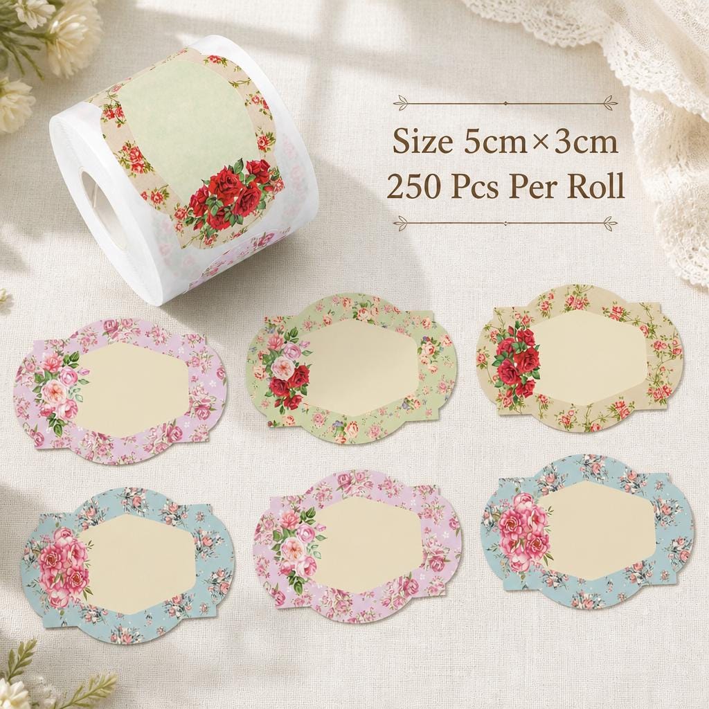 Vintage Rolls of Stickers - Etsy