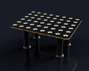 The Polyp Pros - Large Stand Frag Rack With 48 Locking Holes