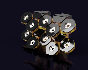 The Polyp Pros - 10mm Vertical Frag Rack Double Bay + 10 Pucks