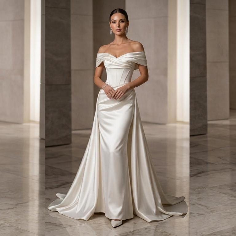 duchess satin bridesmaid dresses Dress DEY - Jersey And