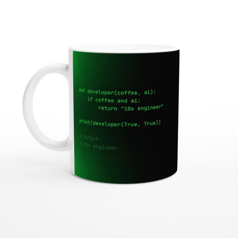 Utvecklare Kaffemugg | Git Commit It Works | Rolig programmeringsmugg för honom eller henne bild 6