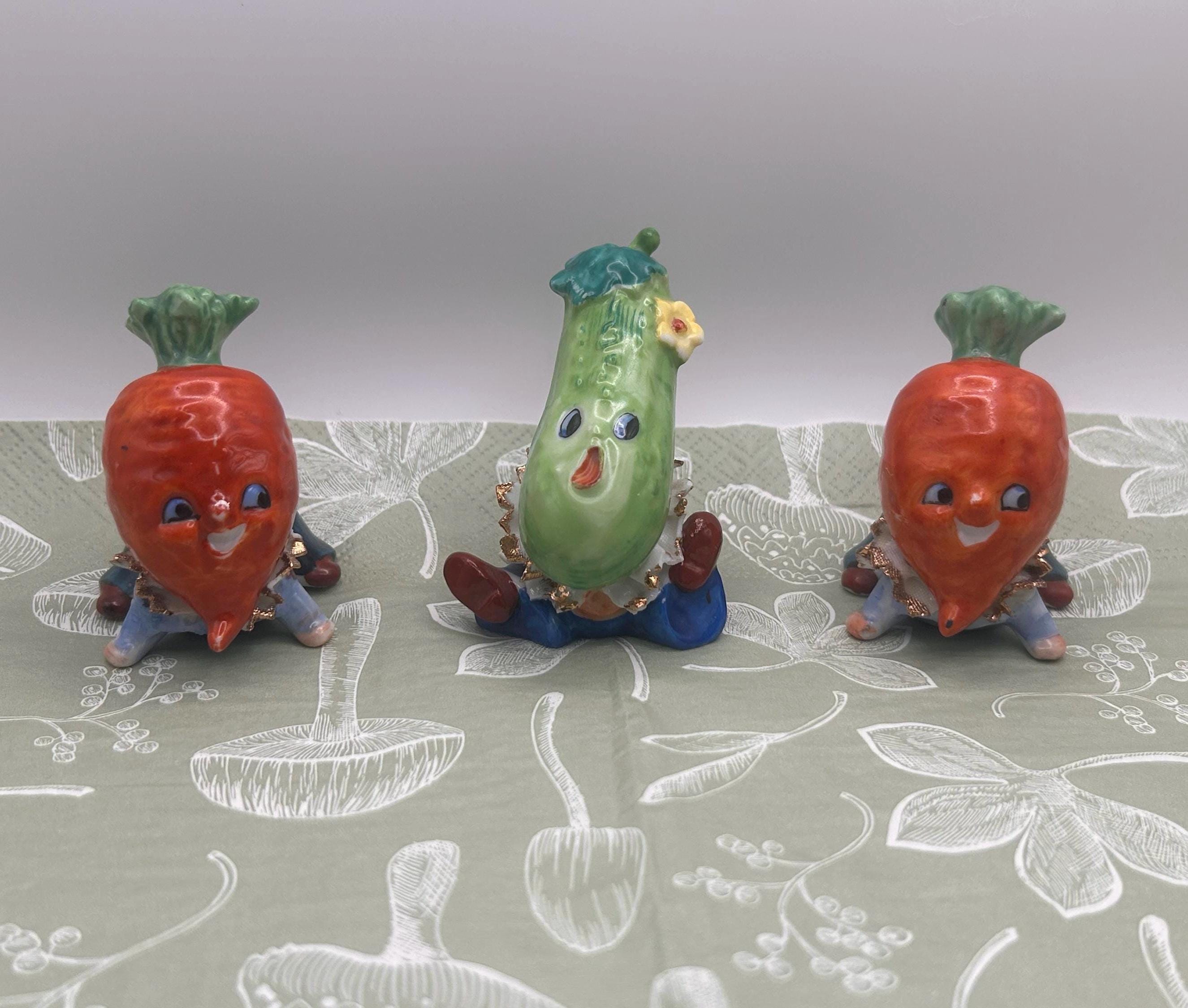 Vintage Anthropomorphic Vegetables - Etsy