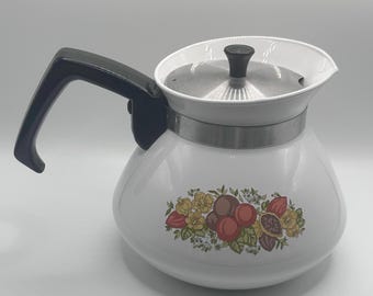 Vintage Corning Ware Spice O' Life 6-Cup Teapot (900ml)