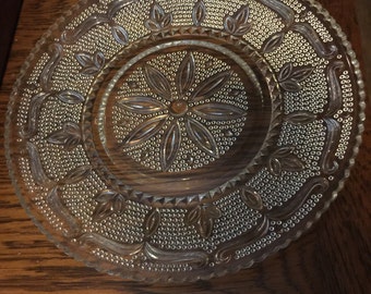 Beautiful Decorative Glass Serving Plate