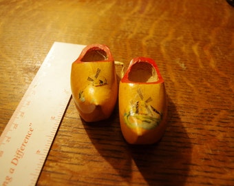 Miniature Wooden Shoes - Holland