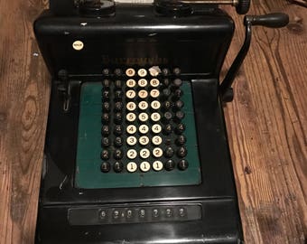 Fantastic Burrough's Deluxe Adding Machine - Functionally Sound