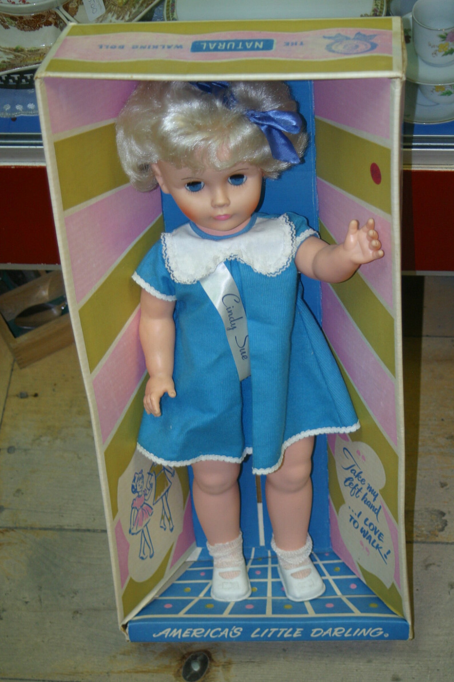 The Natural Walking Doll with Original Box Etsy