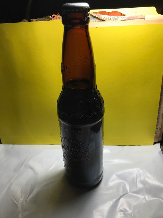 Vintage Bottle of Barq's Root Beer Etsy