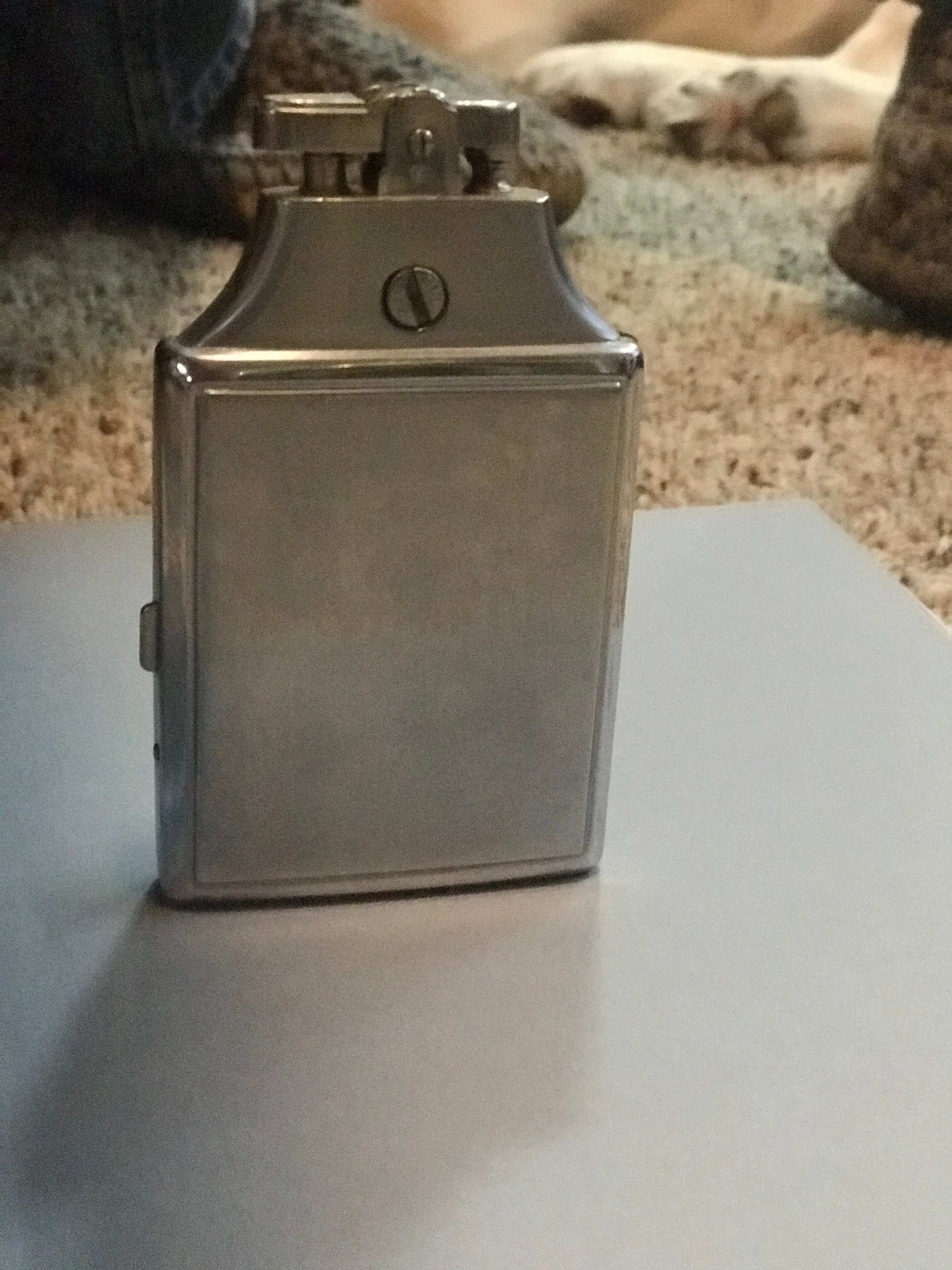 ronson lighter cigarette case Vintage Ronson Lighter and Cigarette Case - Combination