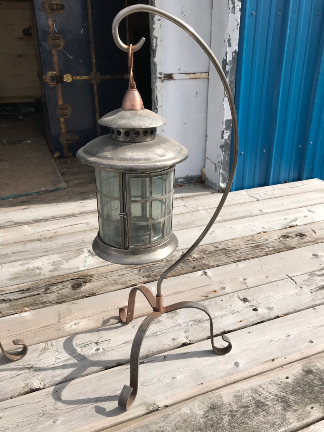 Pair of Antique Outdoor Candle/oil Lamp Holders Etsy