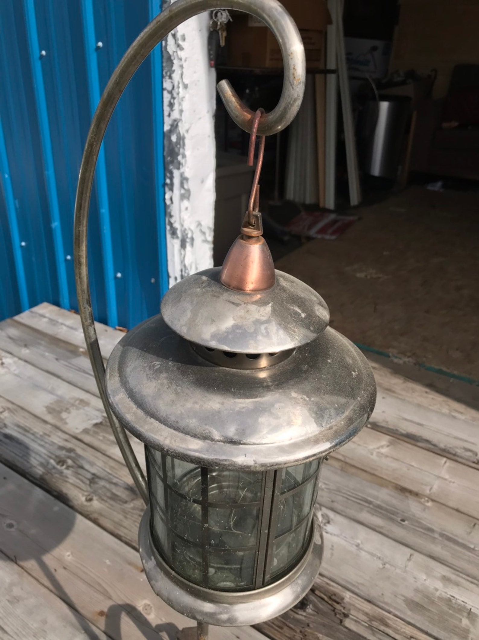 Pair of Antique Outdoor Candle/oil Lamp Holders Etsy