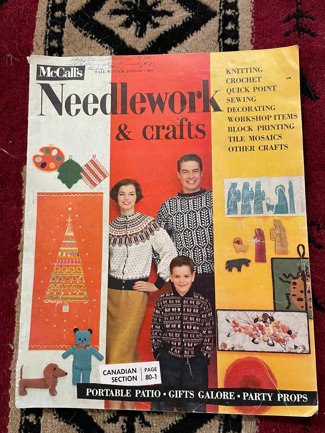 Needlework and Crafts Magazine 195960 Etsy