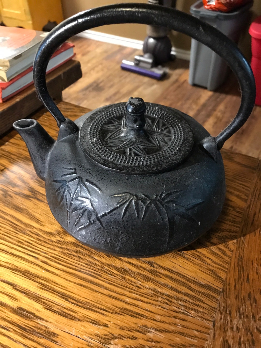 Vintage Japanese Cast Iron Teapot Etsy